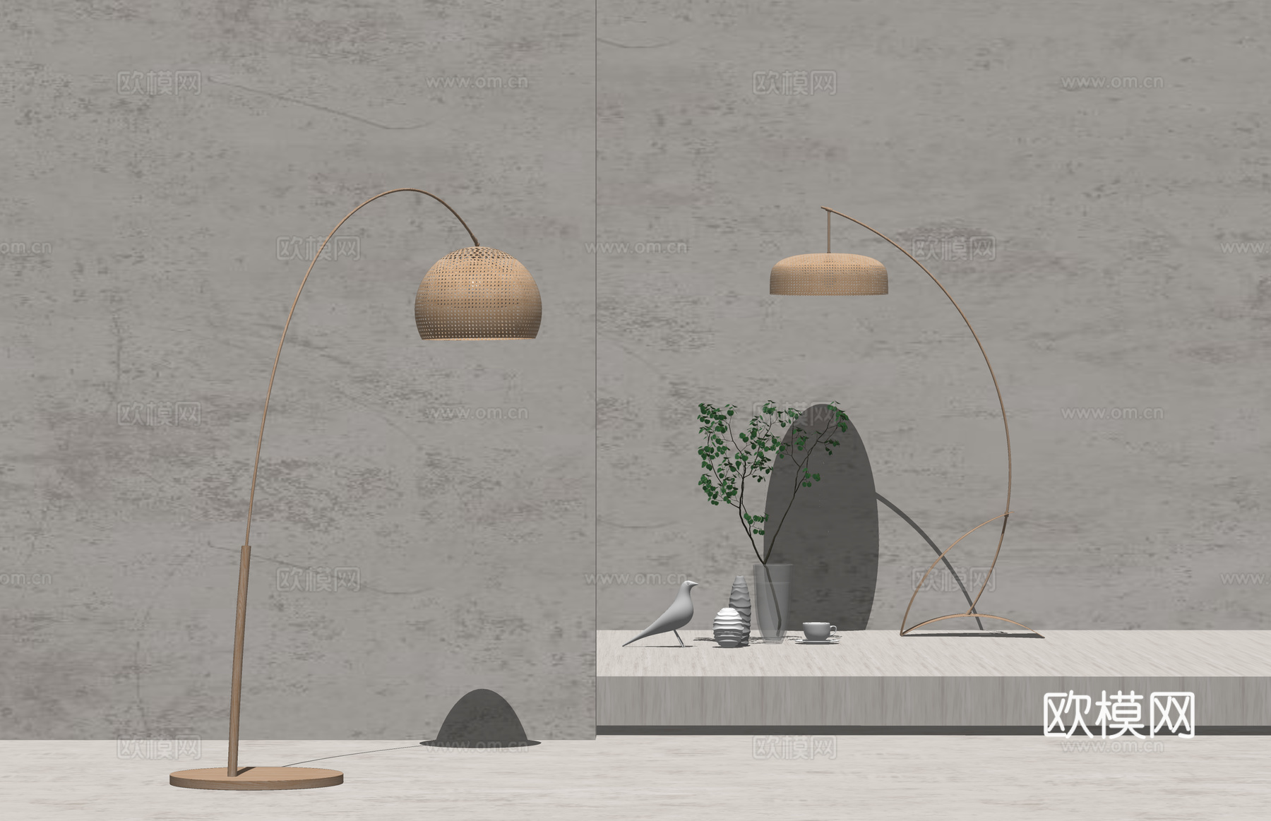 吊灯 室外灯 灯具 灯 射灯su模型