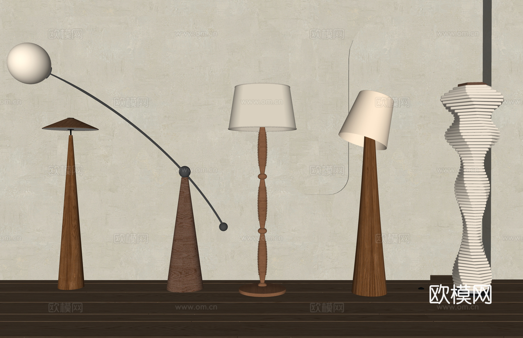 吊灯 室外灯 灯具 灯 射灯su模型