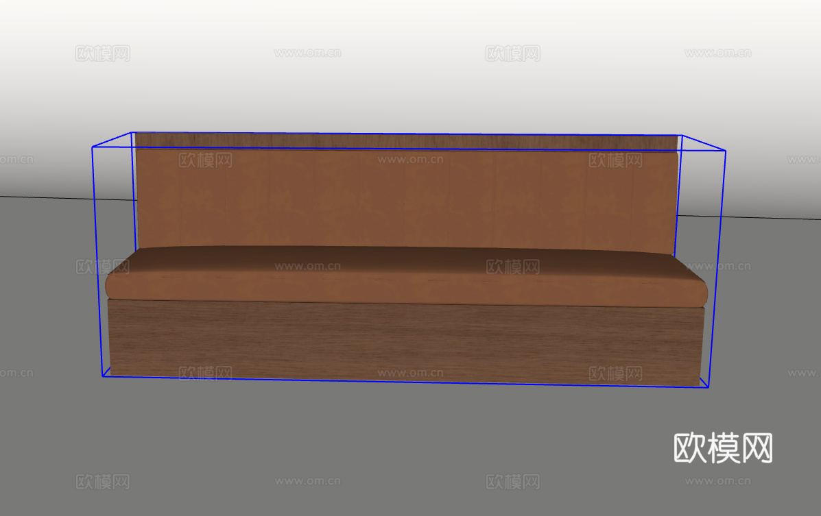 双人沙发su模型