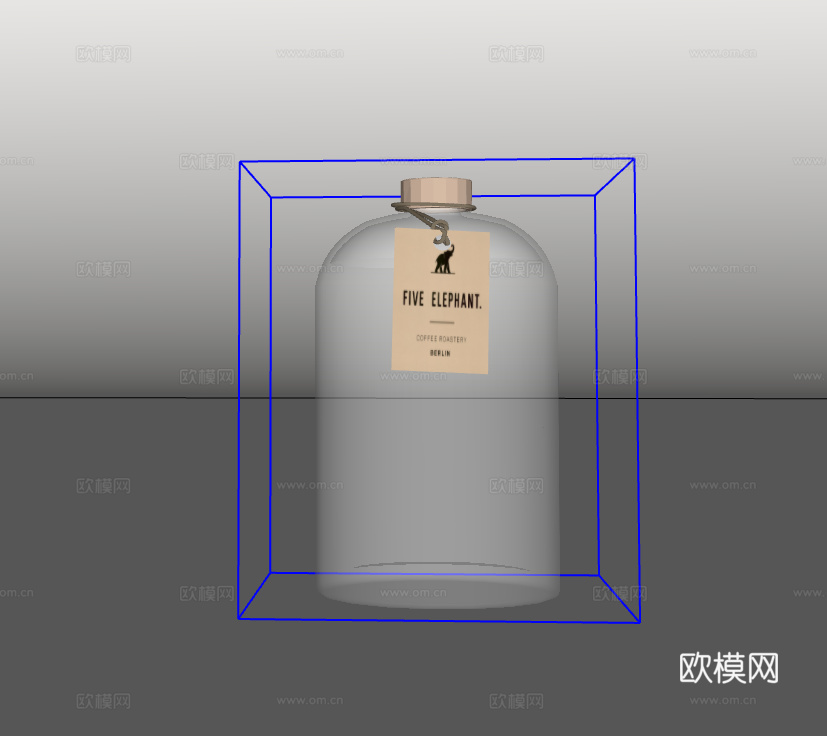 玻璃摆件su模型