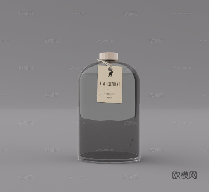 玻璃摆件su模型