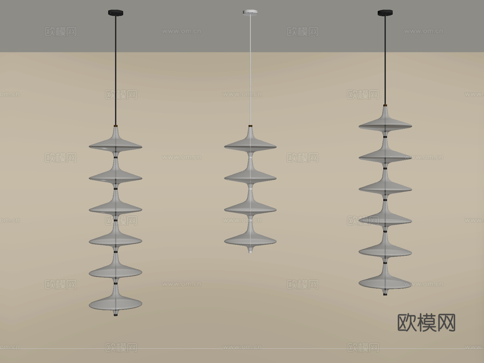 现代吊灯 装饰吊灯su模型