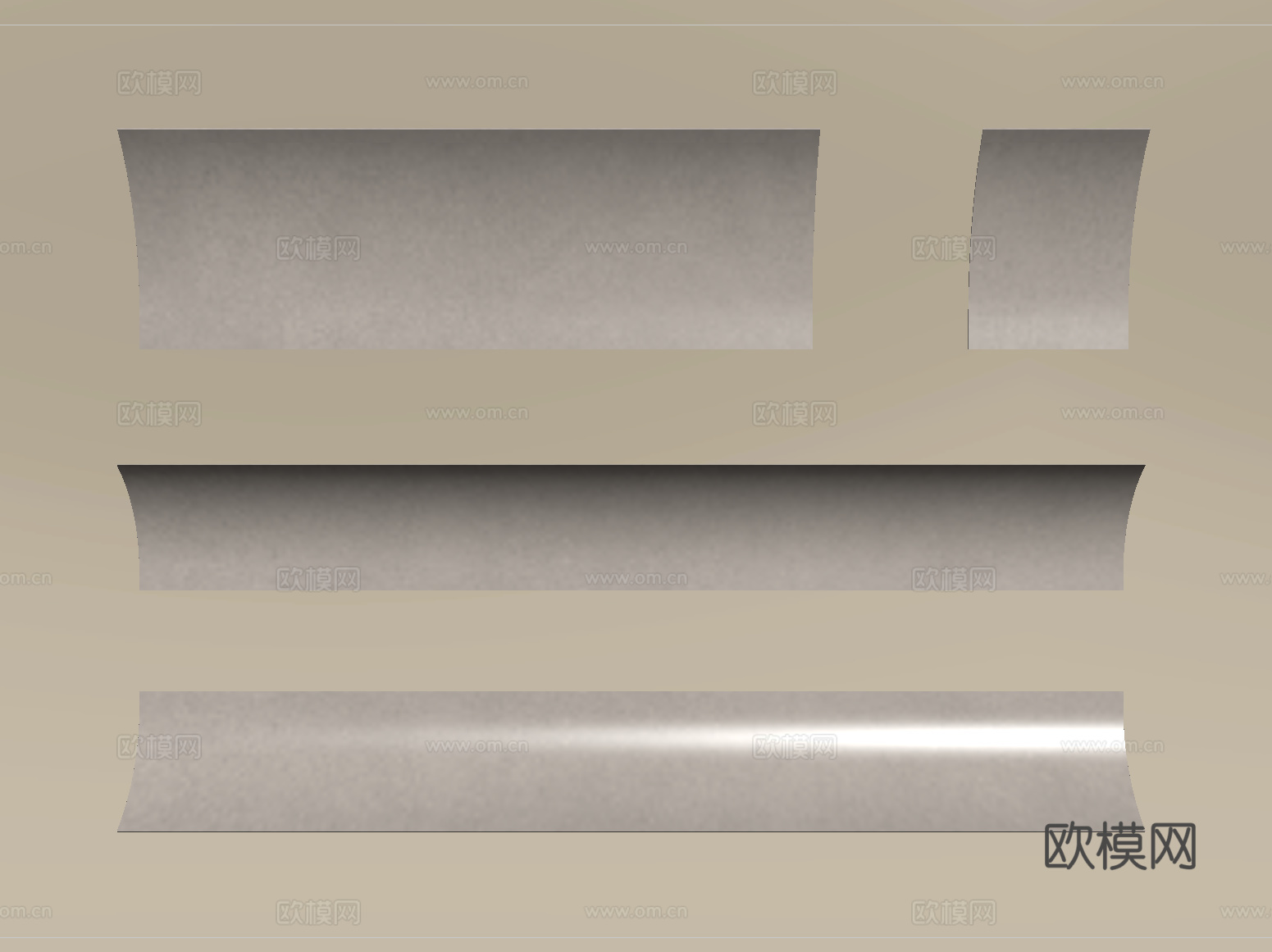 现代石膏灯 嵌入式石膏灯su模型