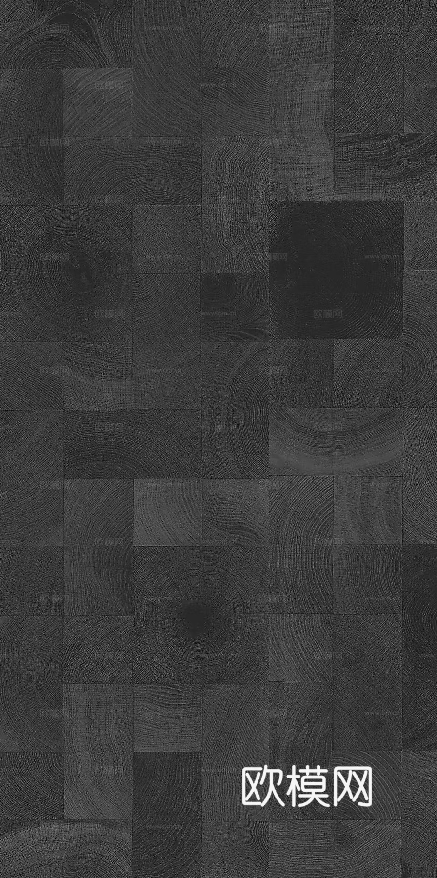 轻奢复古木纹砖 黑色年轮木纹砖
