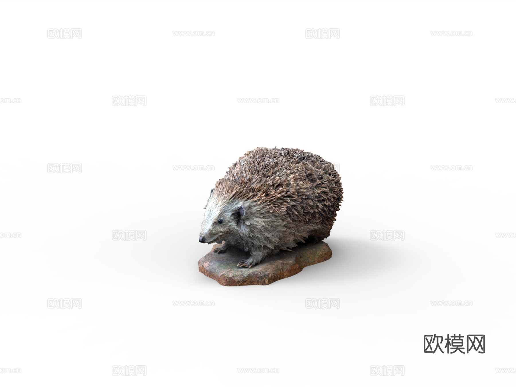 动物刺猬3d模型下载