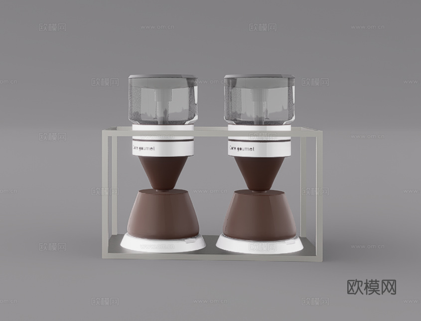 咖啡架su模型
