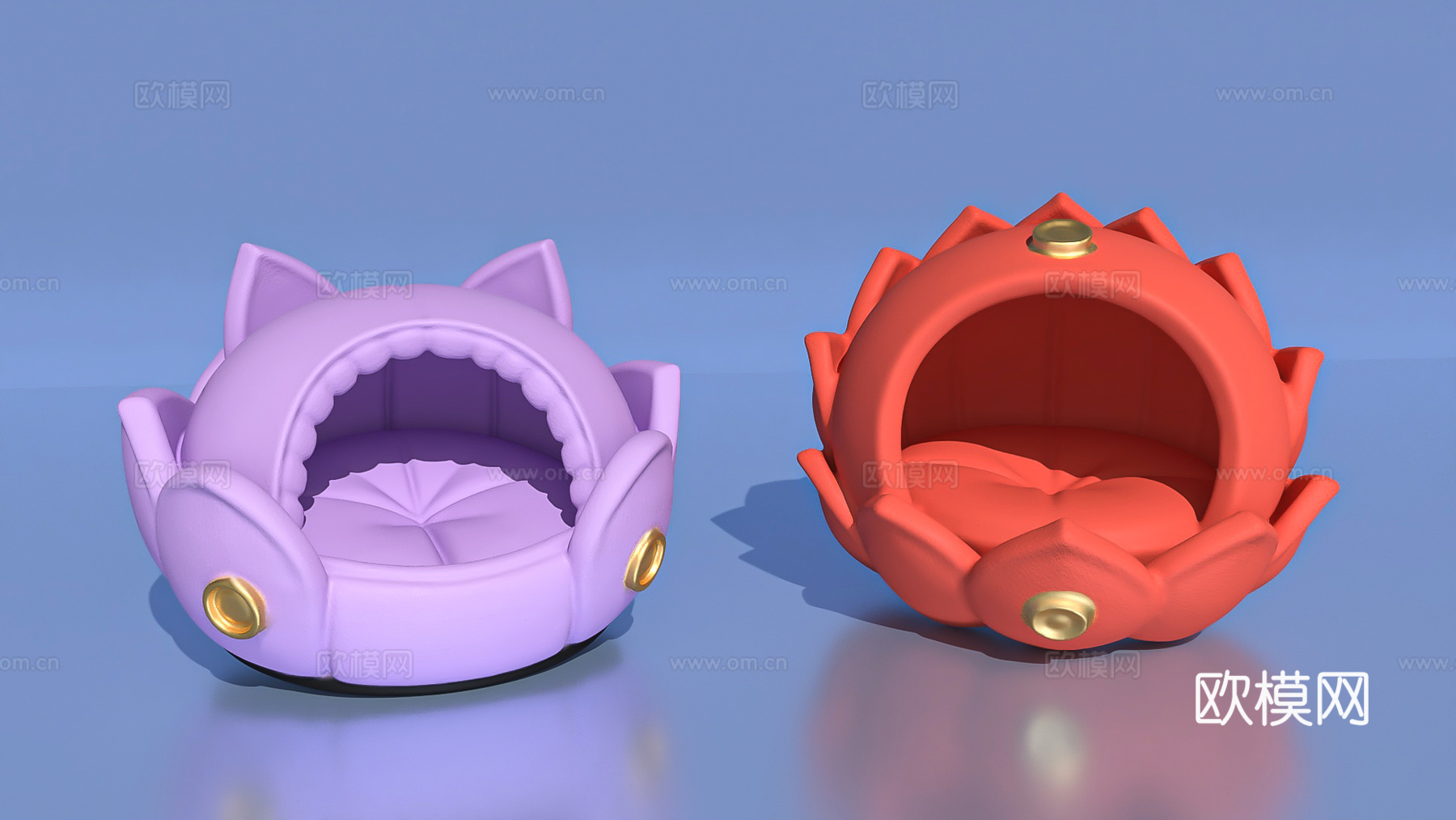 猫窝狗窝宠物宠物用品3d模型下载
