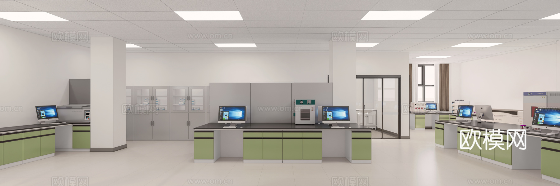 现代医院_医院实验室_手术室_实验室su模型