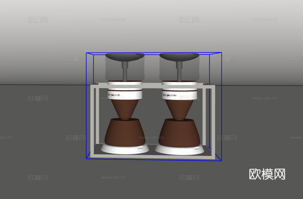 咖啡架su模型