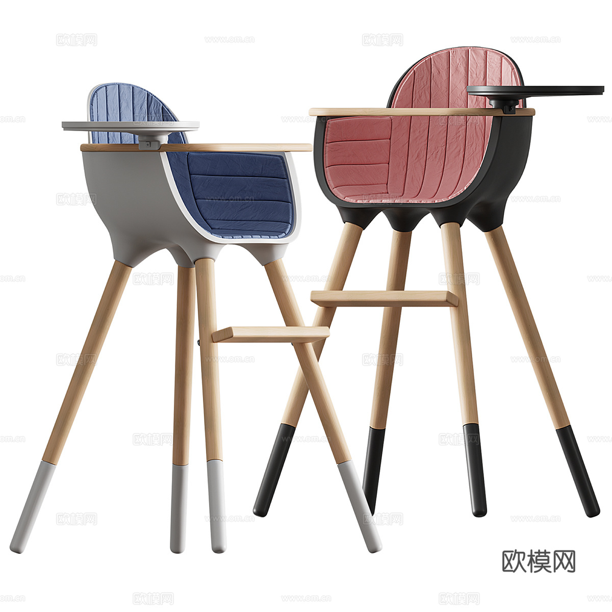 高脚椅3d模型下载