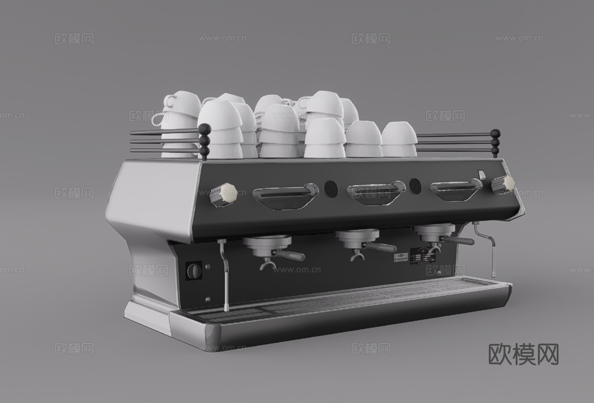 咖啡机su模型