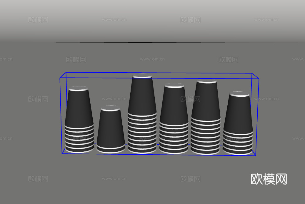 杯子组合su模型下载（渲染图2）
