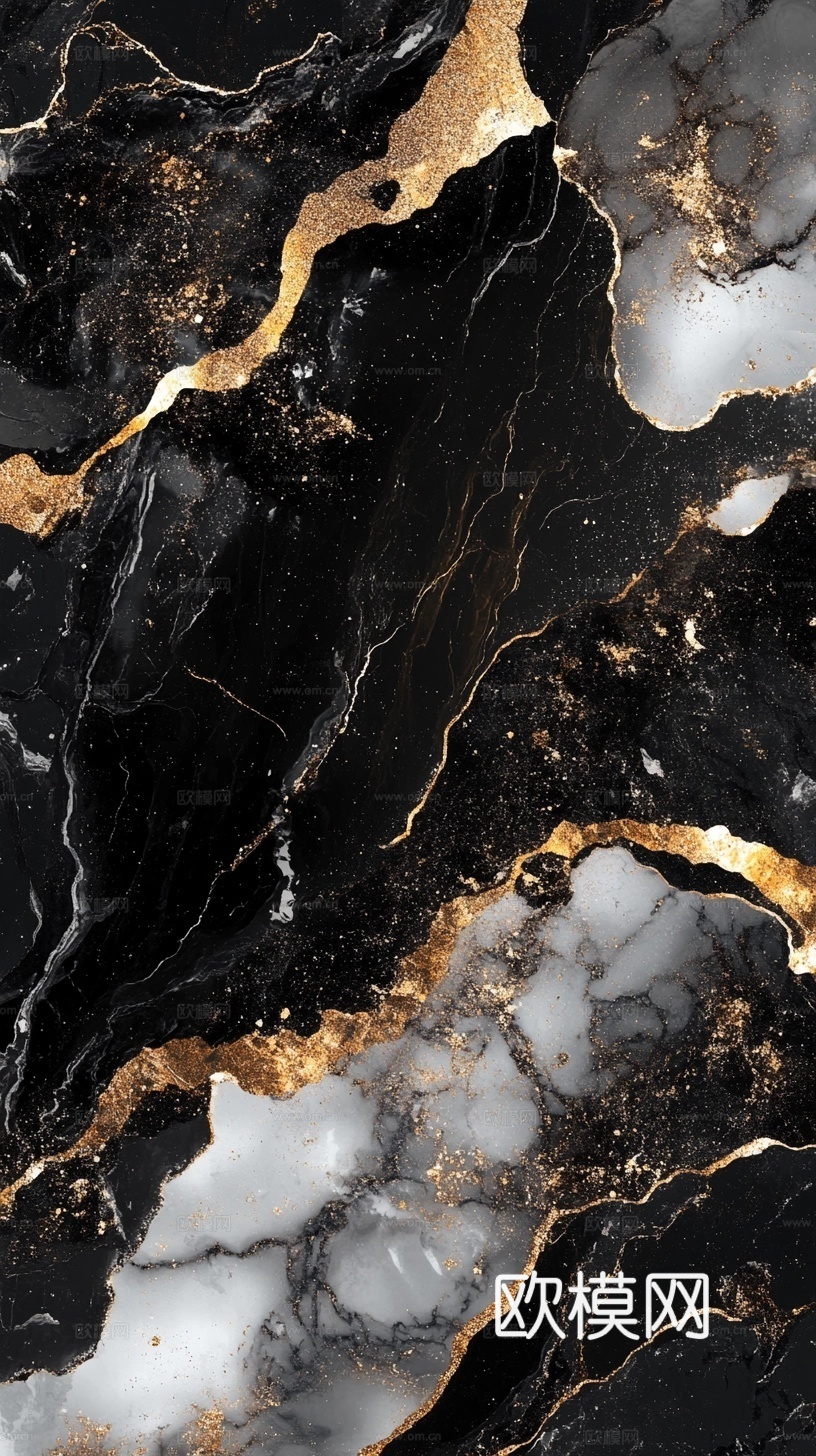 黑色大理石纹理