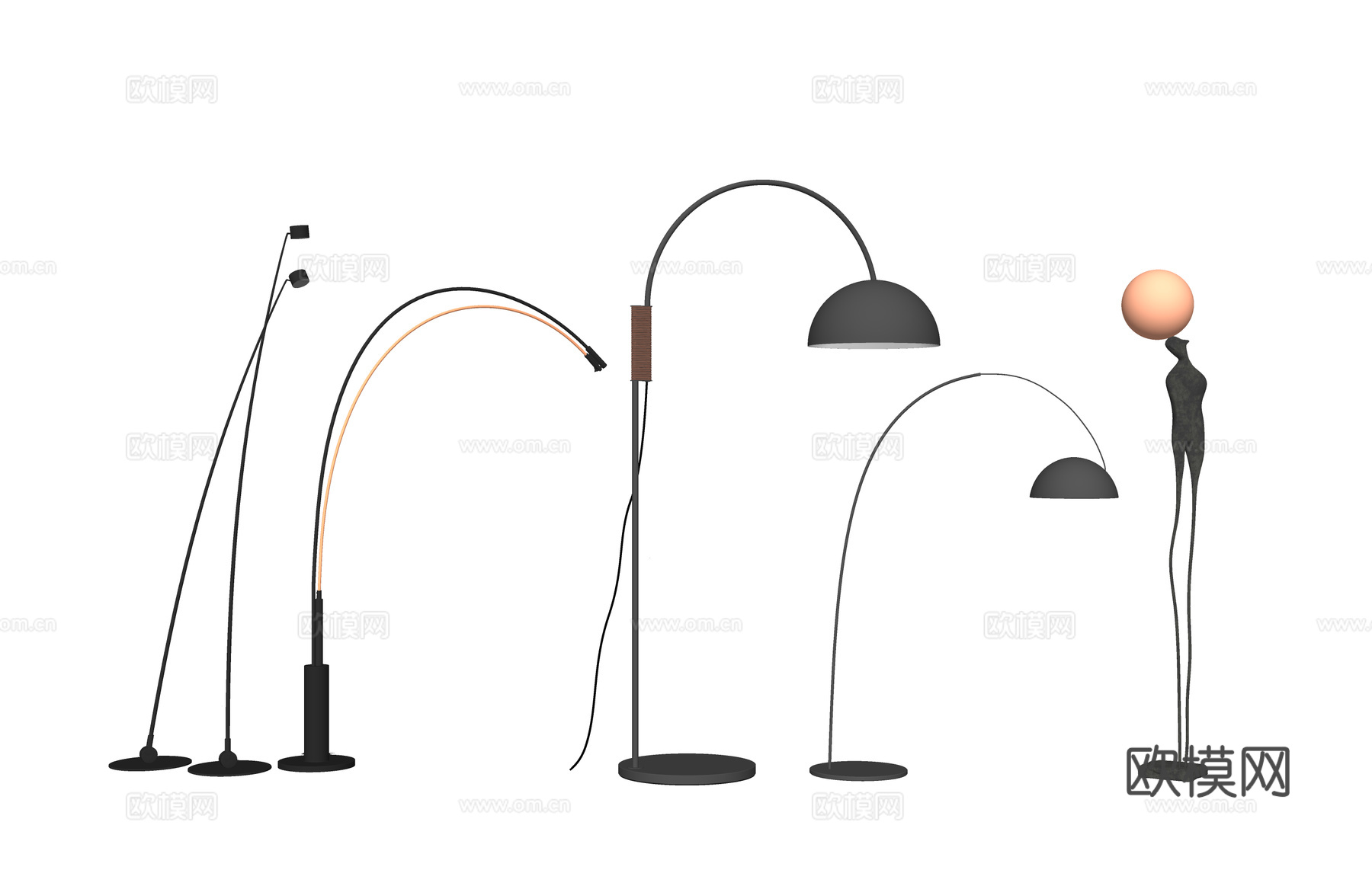 吊灯 草坪灯 灯 装饰灯 射灯 灯光 室外灯su模型