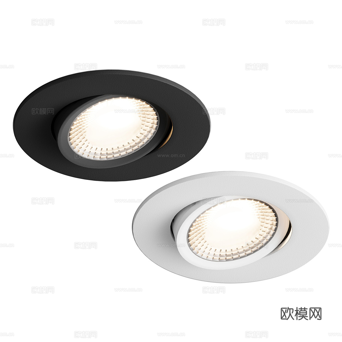 现代简约筒灯 射灯 展览筒灯 展览射灯  灯3d模型下载