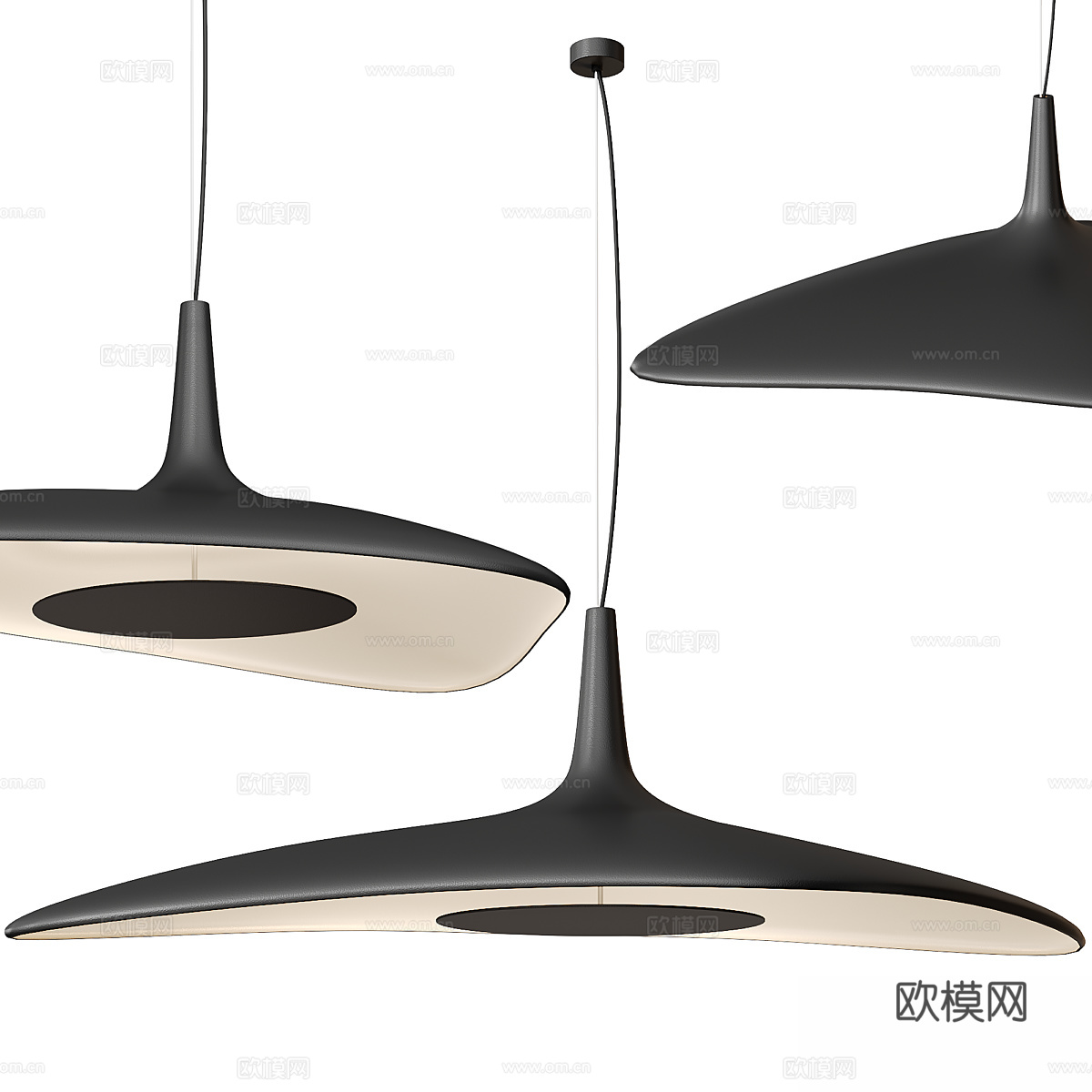 现代吊灯 三角吊灯 异形吊灯 意式吊灯 金属吊灯su模型