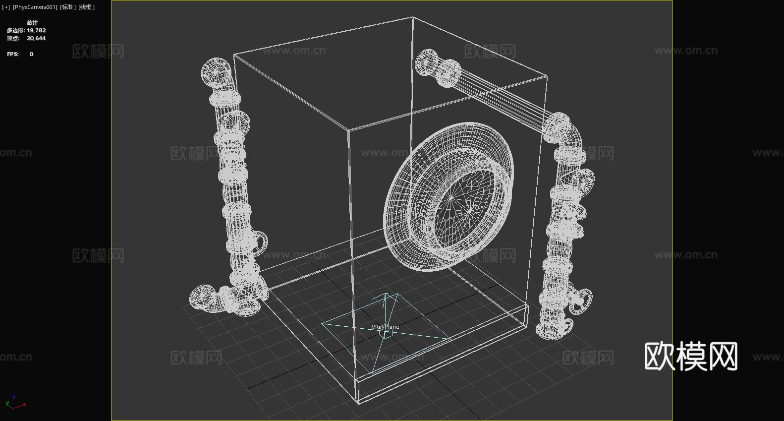 工业设备 管道装置 机械箱体 阀门组件 蒸汽朋克3d模型下载（渲染图6）