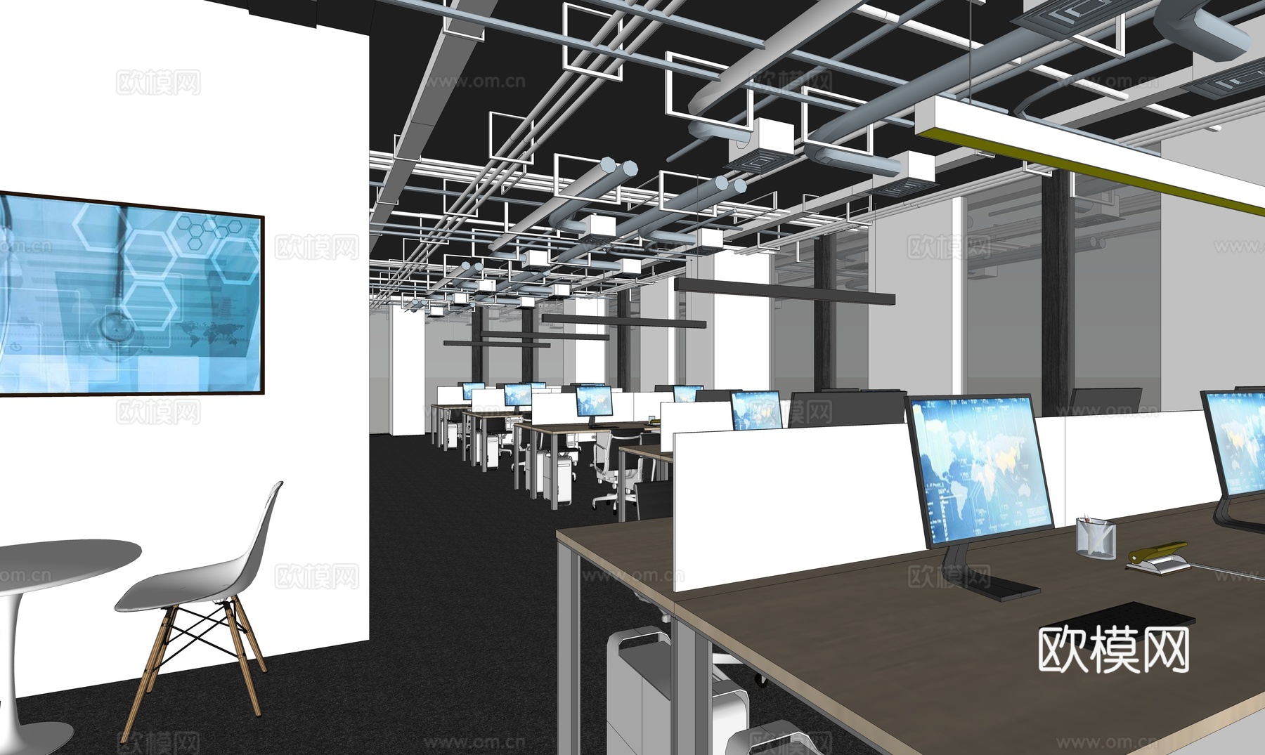 规划展厅 城市展厅su模型