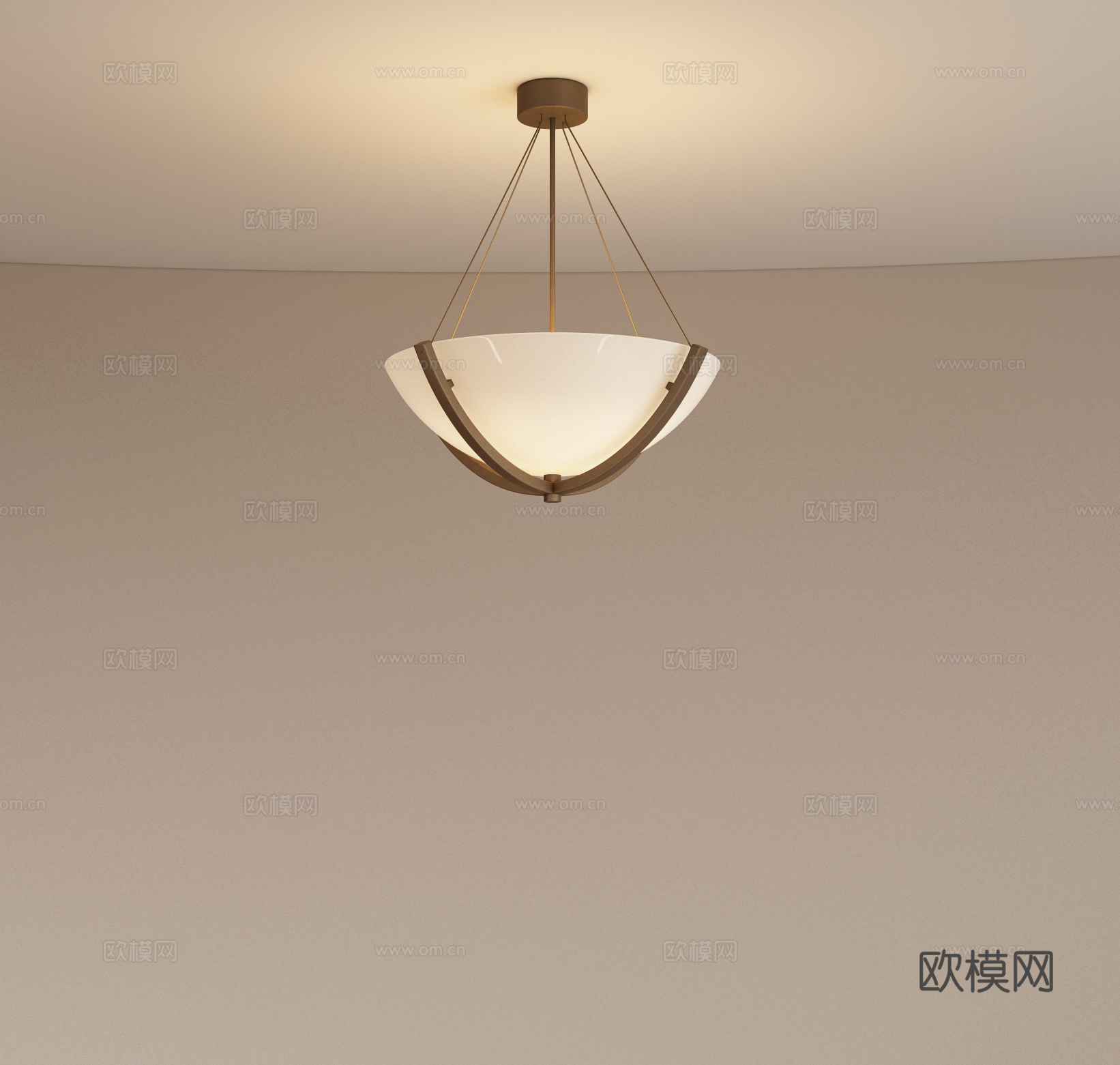 现代餐厅吊灯 金属吊灯 复古吊灯 轻奢吊灯 吧台吊灯3d模型下载