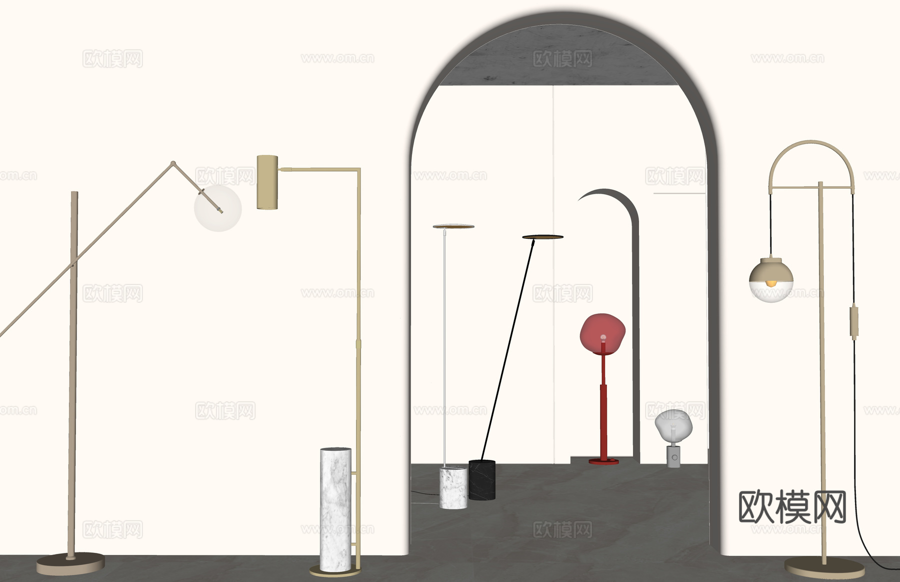 吊灯 室外灯 射灯 装饰灯 室内灯 灯光su模型