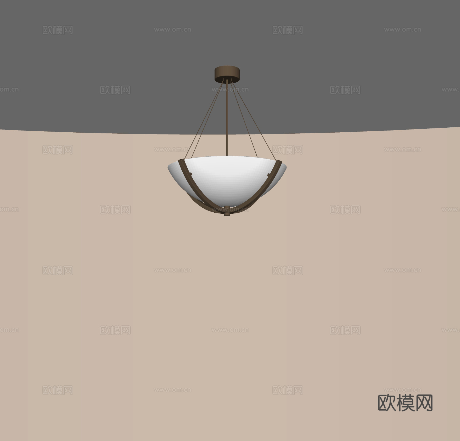 现代餐厅吊灯 金属吊灯 复古吊灯 轻奢吊灯 吧台吊灯su模型