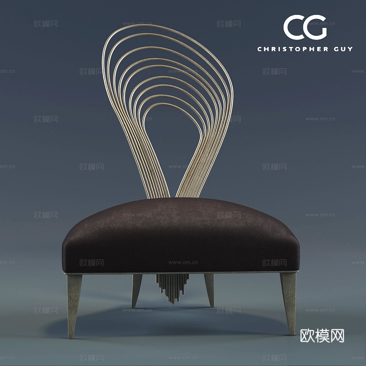 克里斯托弗 盖伊·玛德莫塞尔扶手椅3d模型下载