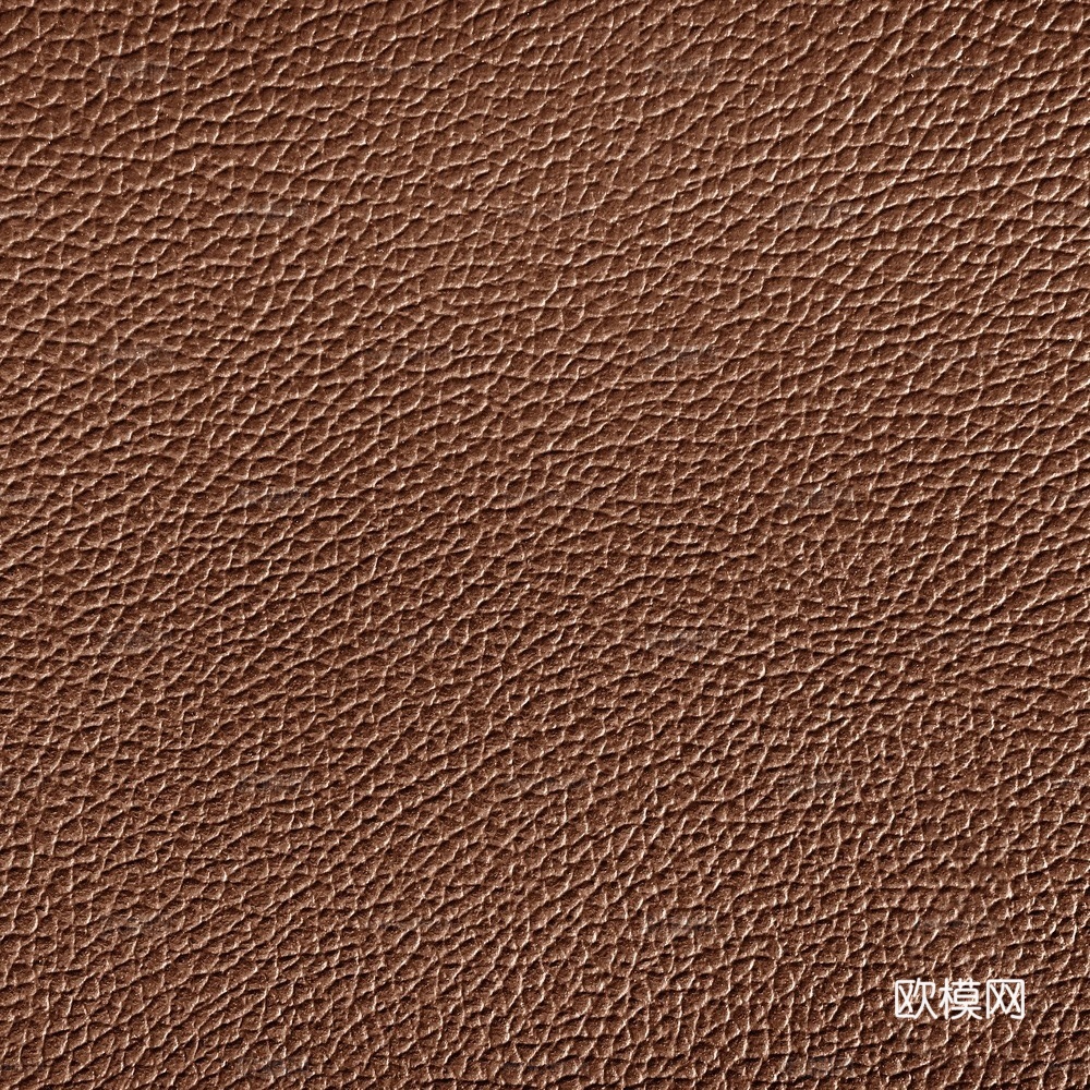 棕色粗纹皮革