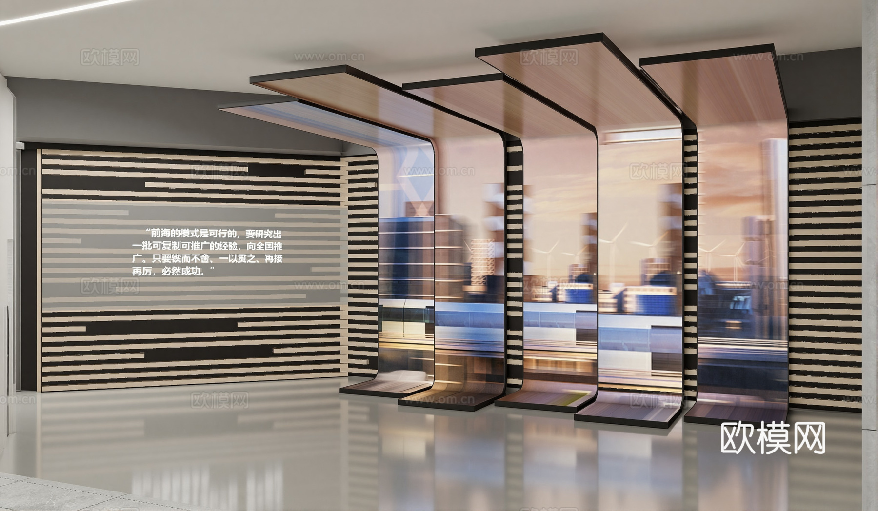 规划展厅 城市展厅su模型