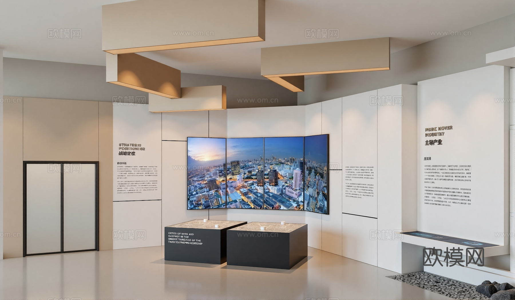 规划展厅 城市展厅su模型