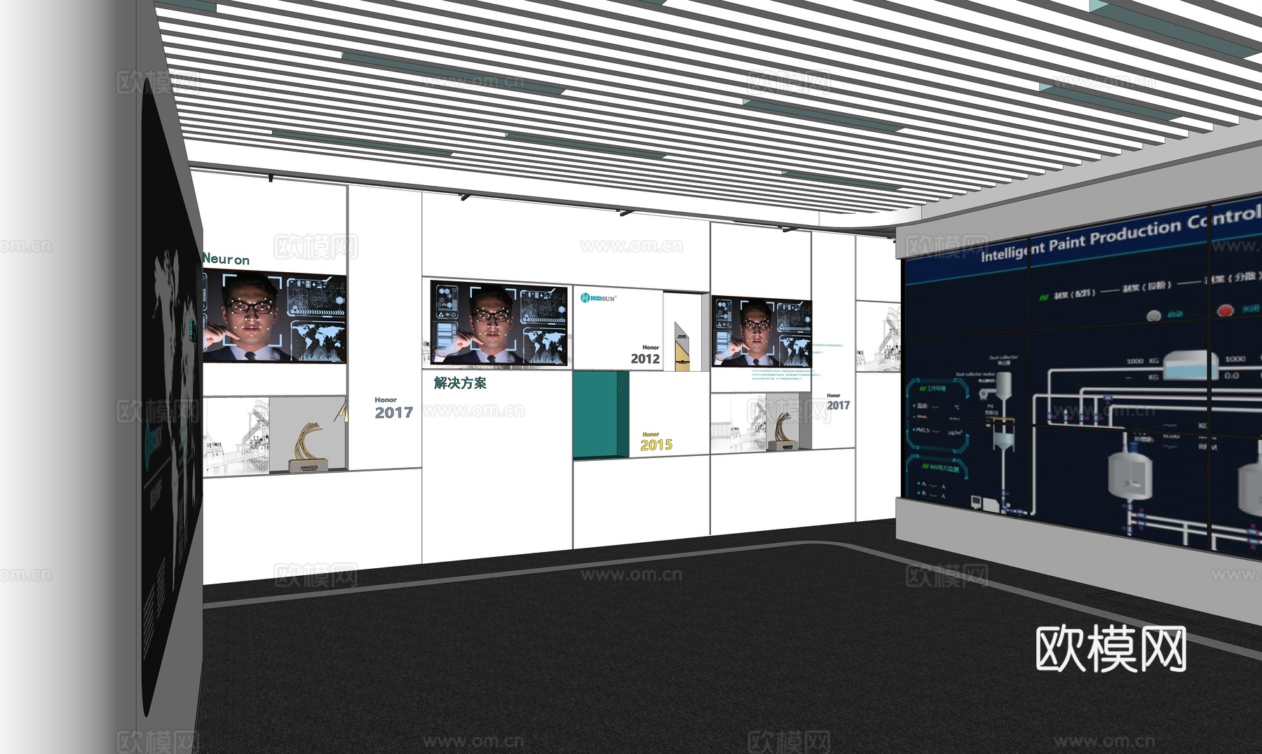 规划展厅 城市展厅su模型