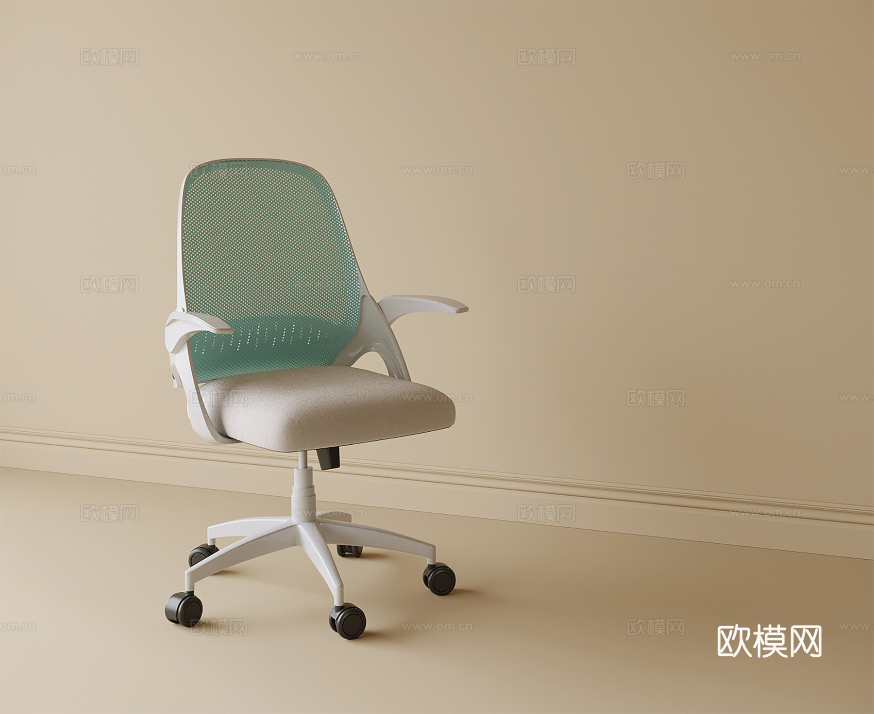 现代办公椅 儿童书椅su模型