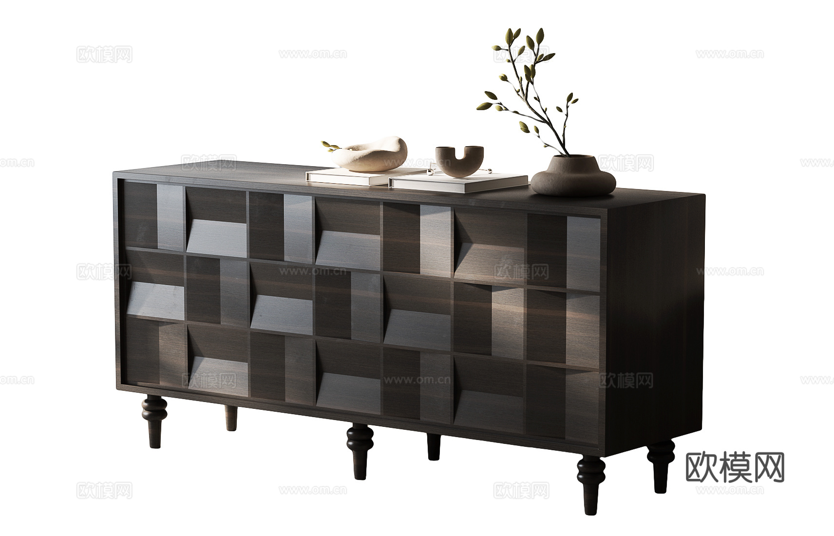 现代玄关柜 意式玄关柜 现代边柜 意式边柜 现代餐边柜su模型