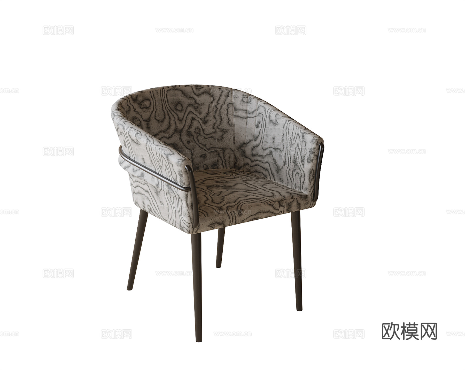 现代单椅 餐椅 书椅su模型