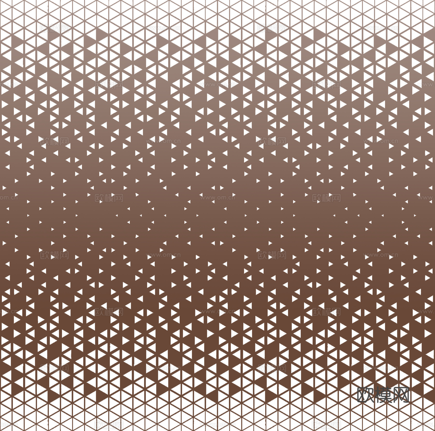 现代三角渐变穿孔板 金属渐变穿孔板贴图