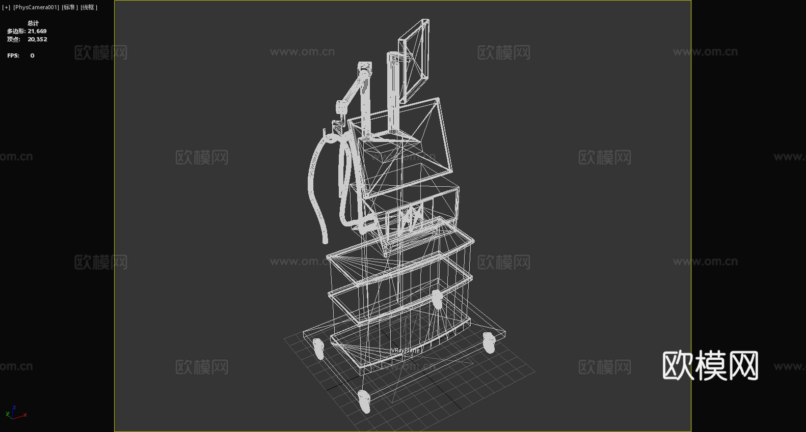 监护仪 医疗设备 生命体征监测 病床旁监护3d模型3d模型下载（渲染图6）