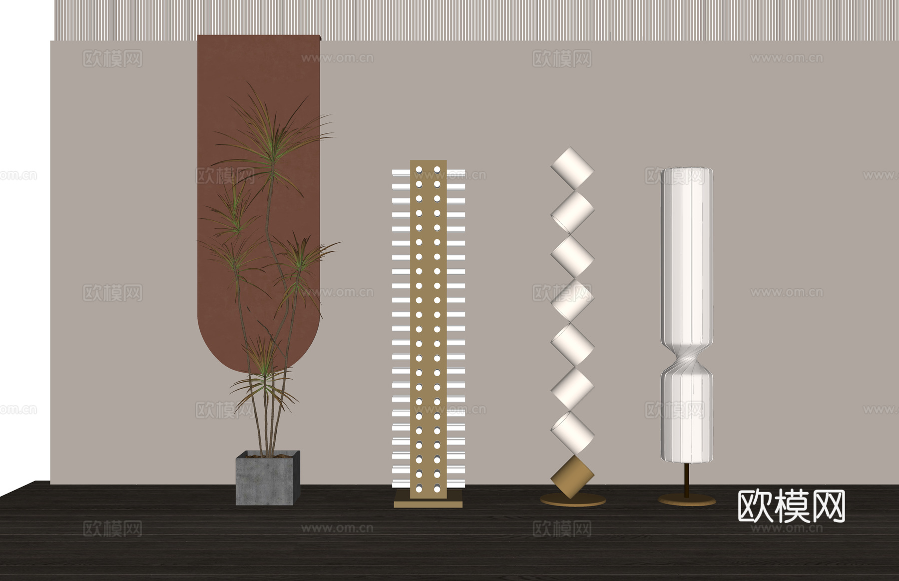 室外灯 装饰灯 灯具 灯光 吊灯 草坪灯su模型