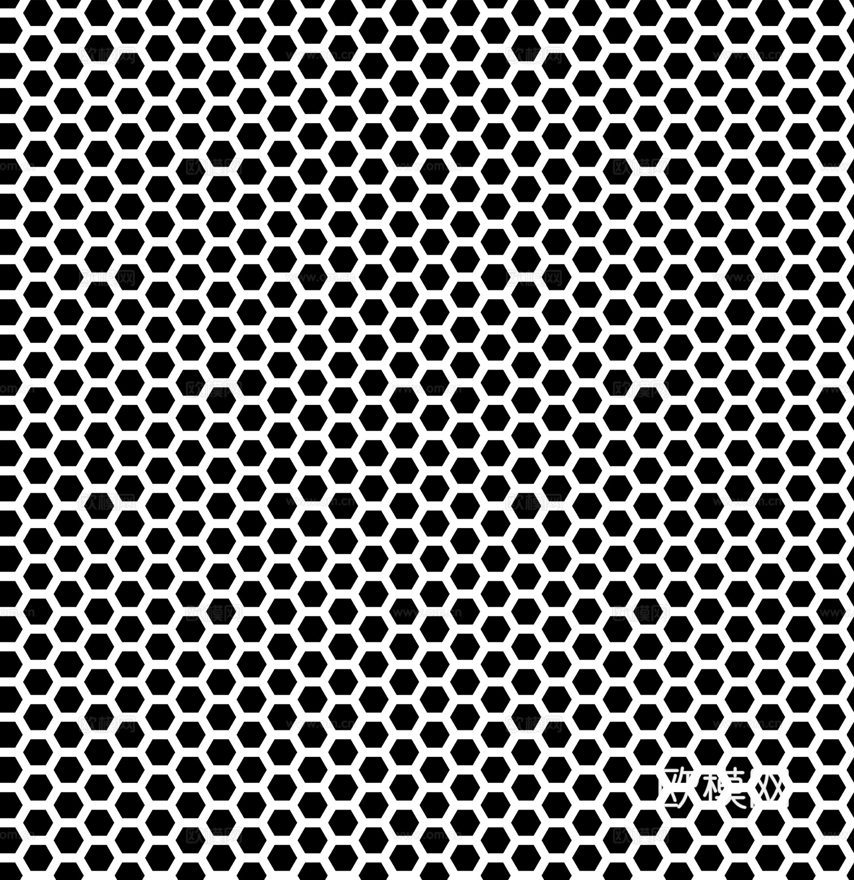 现代工业黑白凹凸无缝穿孔板贴图
