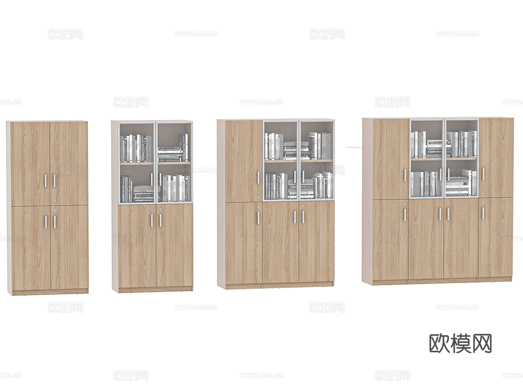 现代文件柜 资料柜 储物柜 办公柜 衣柜 书柜 矮柜 边柜su模型