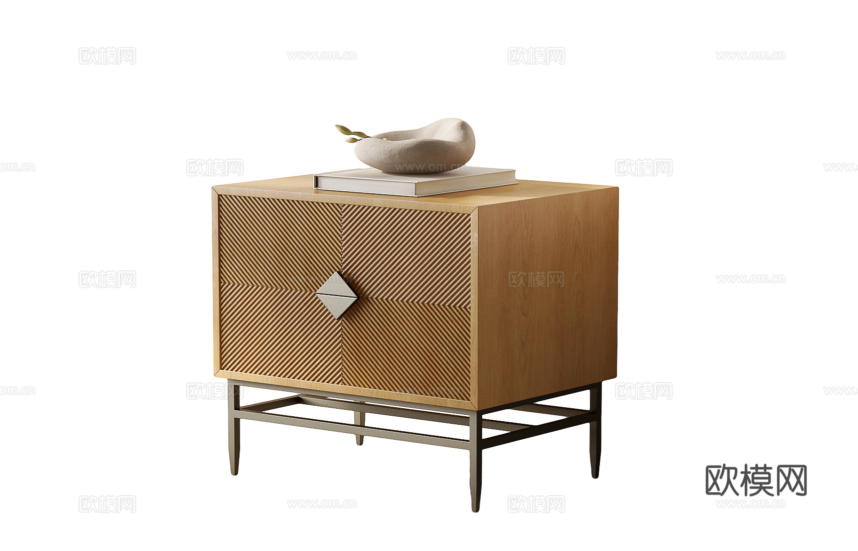 现代床头柜 现代意式床头柜3d模型下载