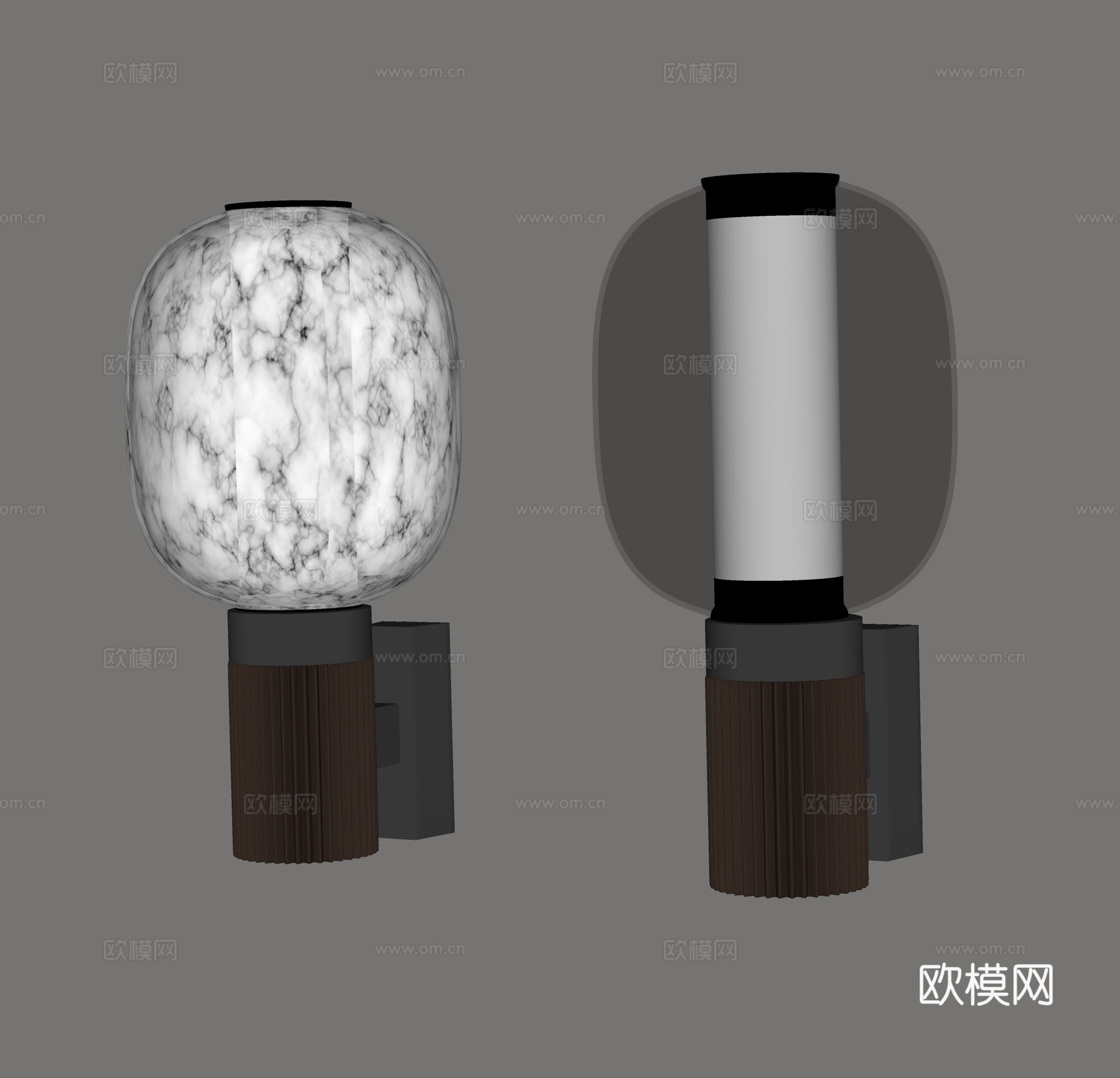 现代壁灯 玻璃壁灯 壁灯组合 个性壁灯su模型