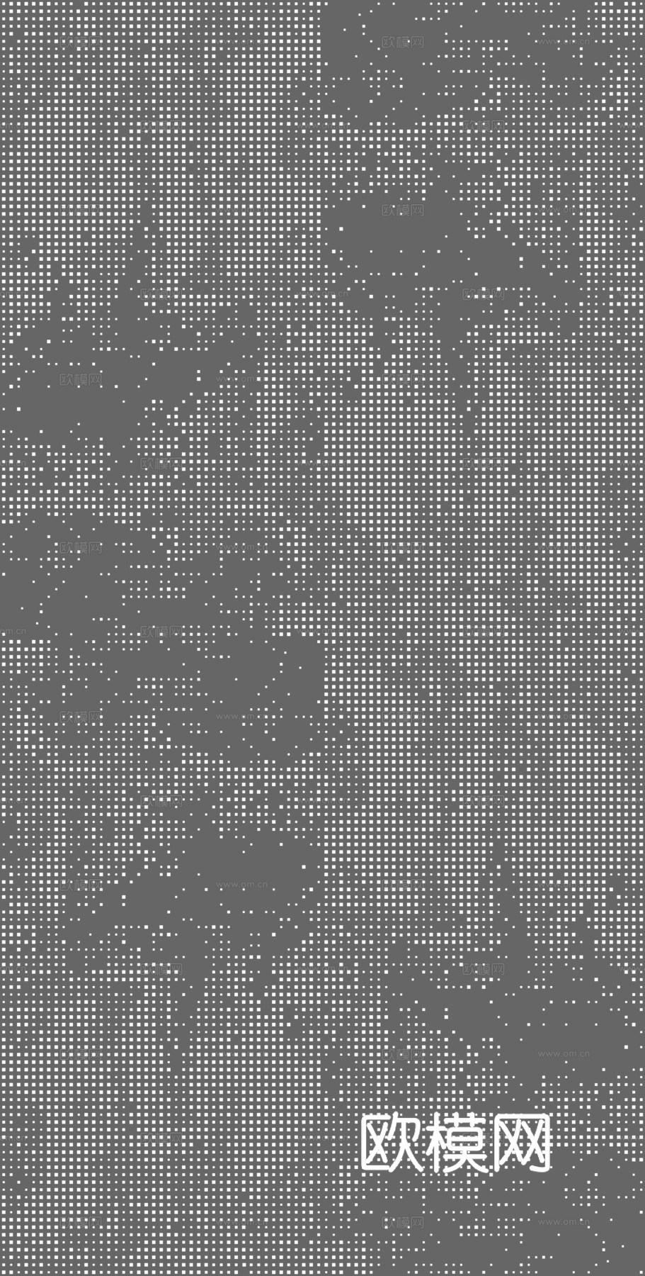 现代穿孔板 渐变穿孔板洞洞板贴图