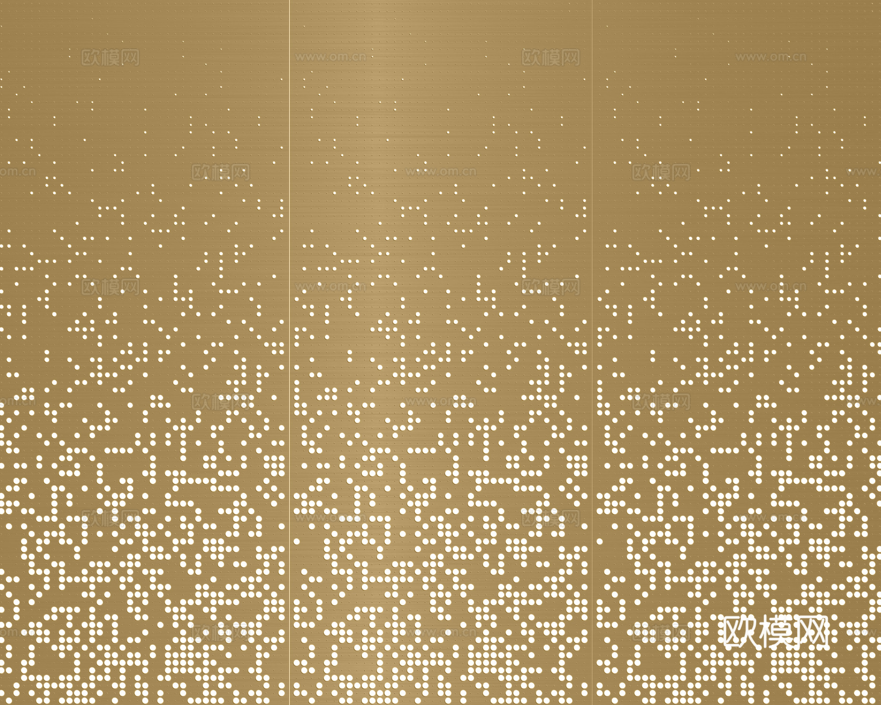 现代穿孔板 渐变穿孔板洞洞板贴图