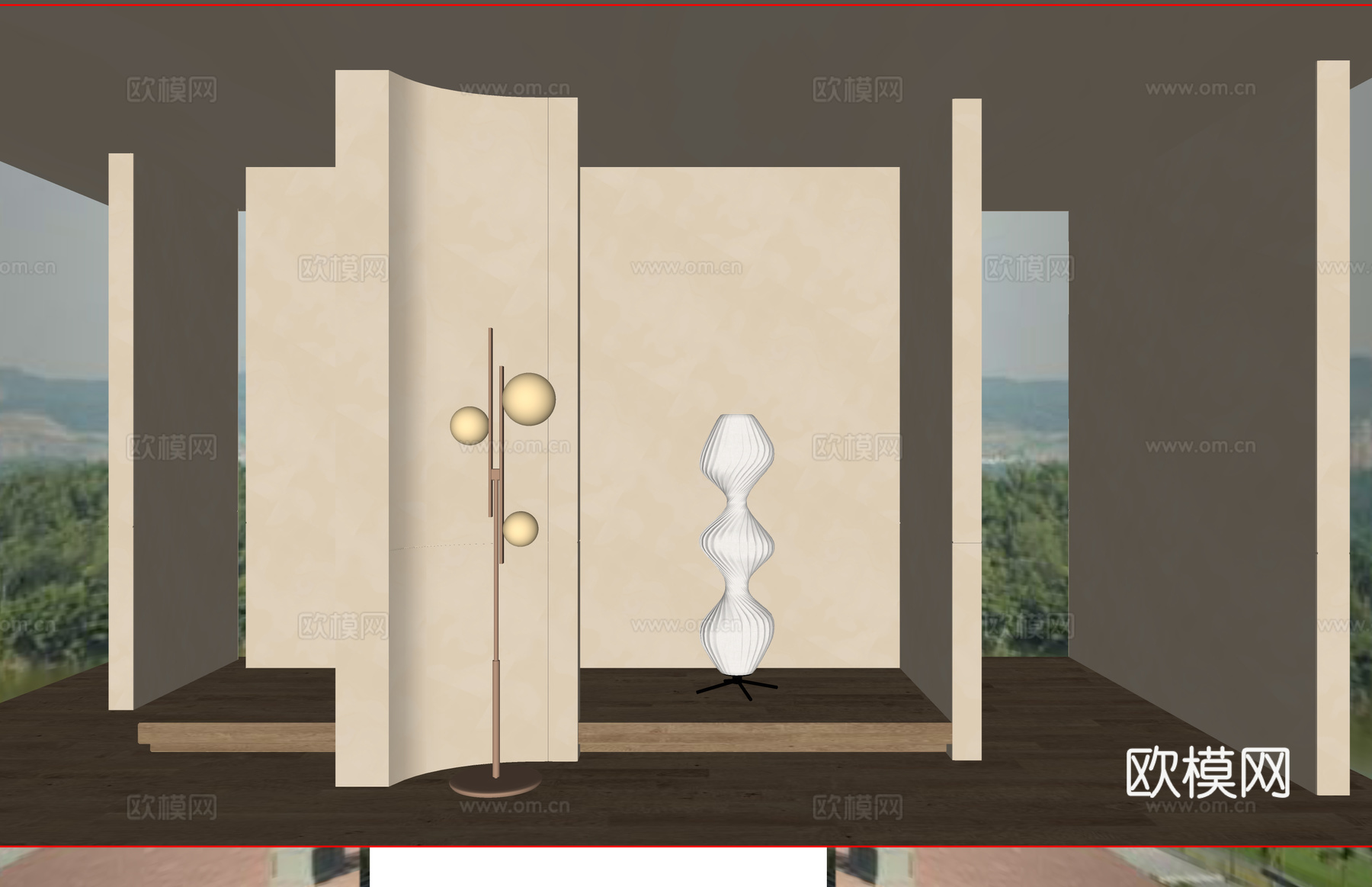 吊灯 灯光 室内灯 室外灯 射灯su模型