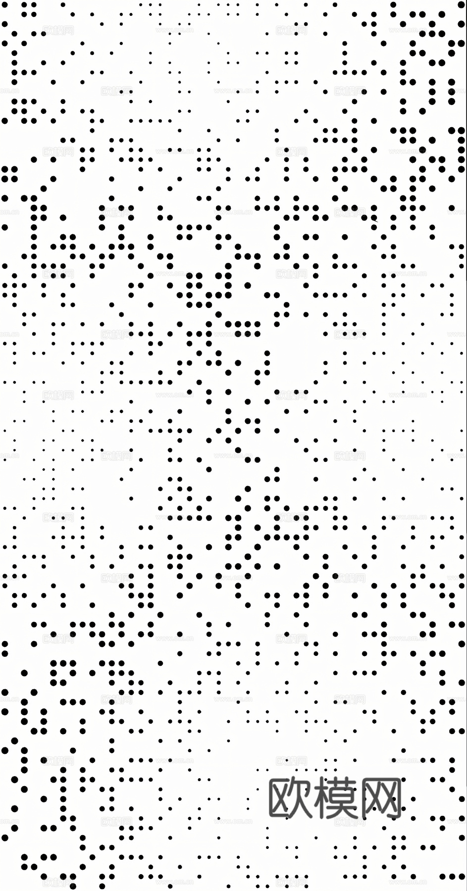 现代穿孔板 渐变穿孔板洞洞板贴图