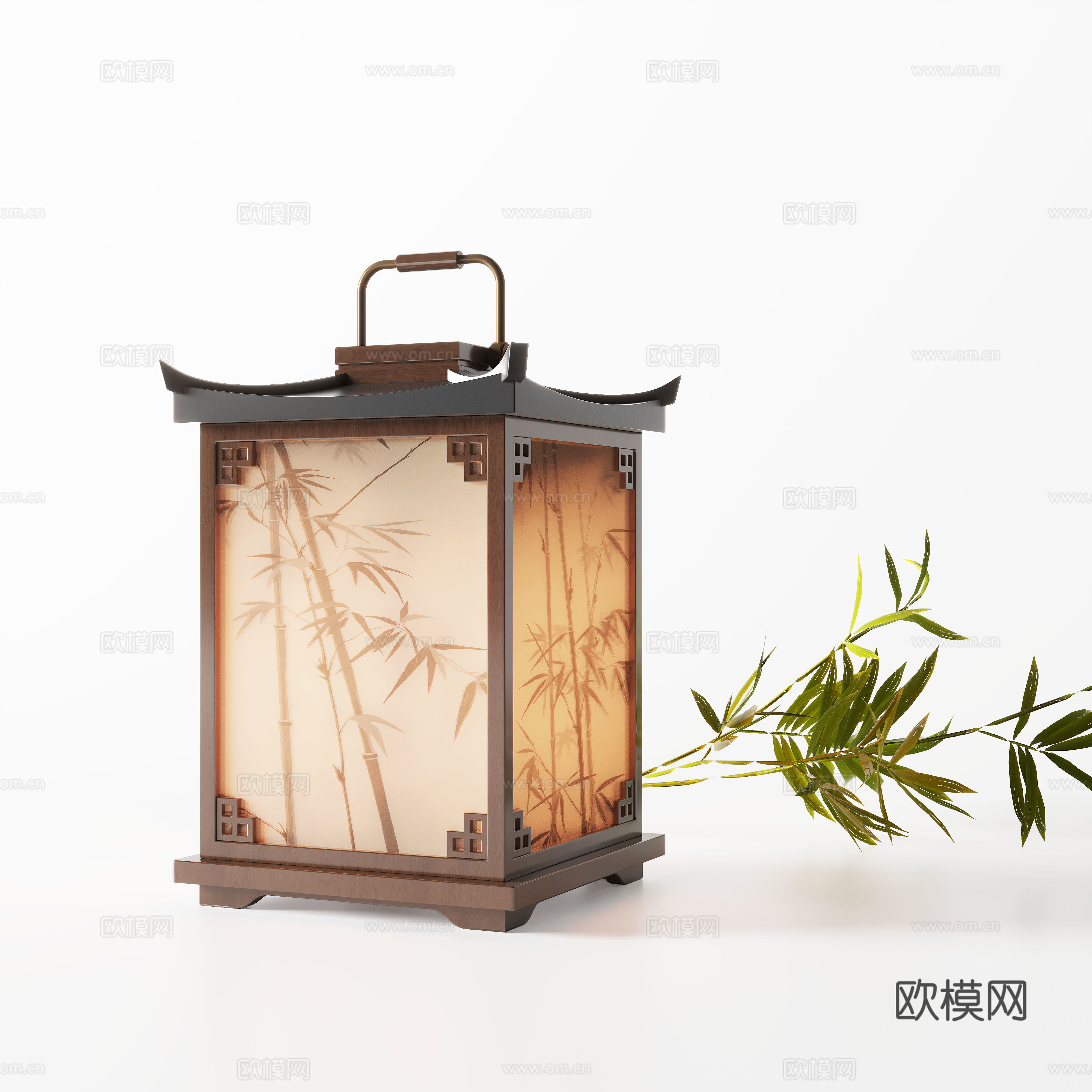 宋式台灯 台灯 灯具 装饰灯 艺术台灯3d模型下载