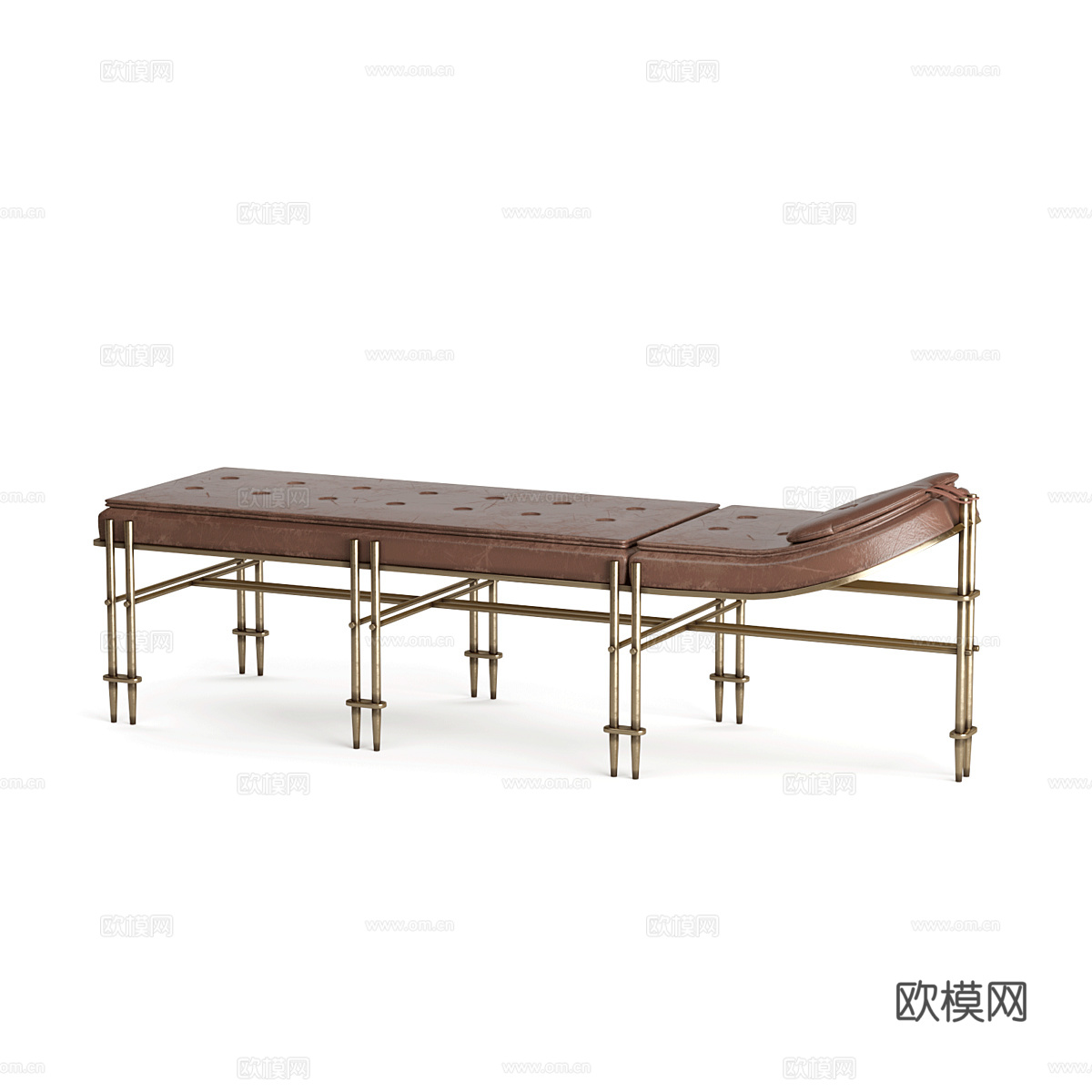 现代长凳按摩椅3d模型下载（渲染图4）