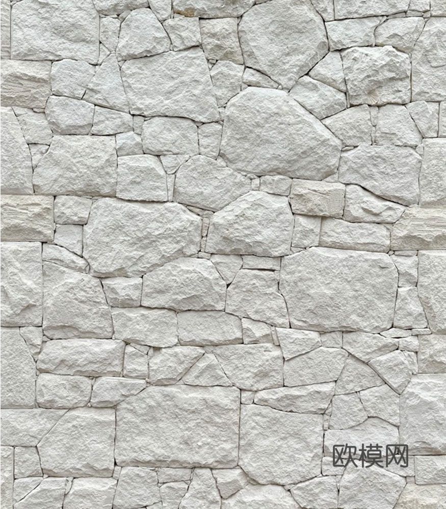 复古侘寂石墙 文化墙砖贴图