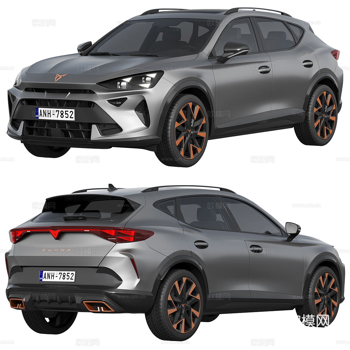 Cupra福特2025款suv汽车3d模型下载（渲染图1）