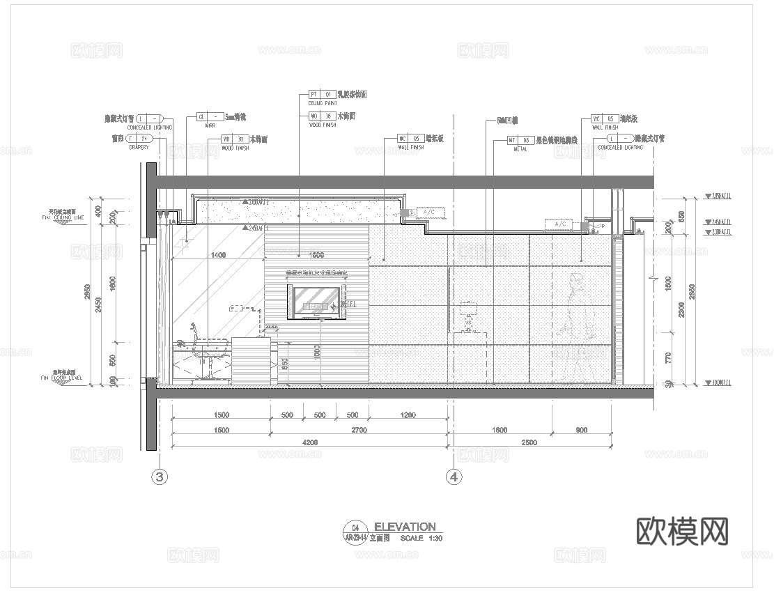 最新7套 酒店 宾馆  施工图合集cad施工图