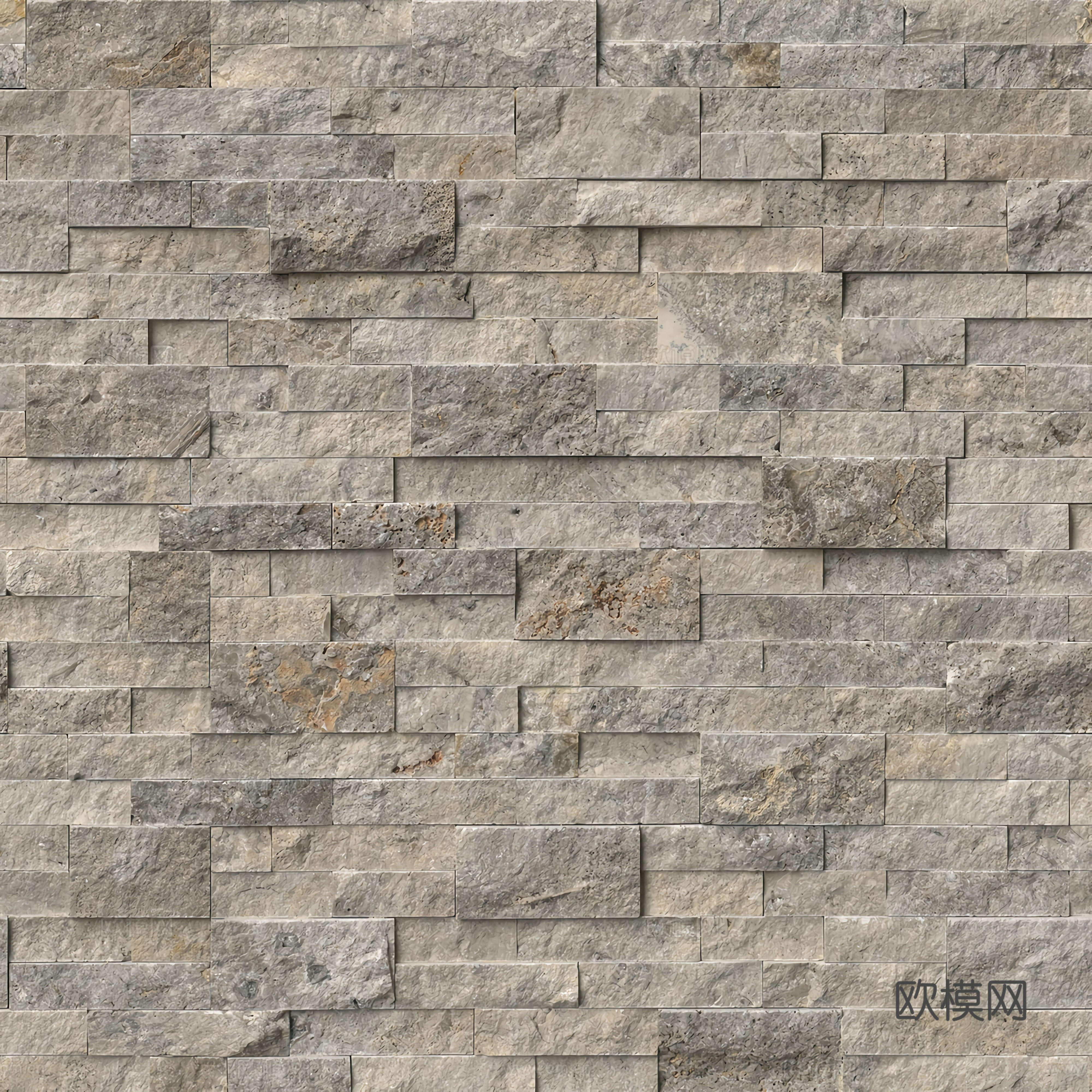 现代文化石 文化石墙面 石墙外墙贴图